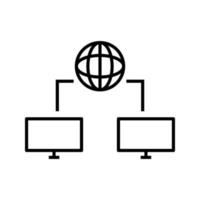 Unique Internet Connectivity Vector Icon