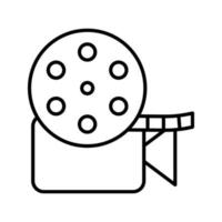 Unique Video Reel Vector Icon