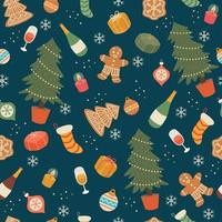 Beautiful Christmas Seamless Pattern vector