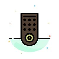 Control Remote TV Abstract Flat Color Icon Template vector