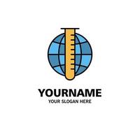 Market Analysis Analysis Data Market Research Business Logo Template Flat Color vector