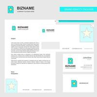 Text file Business Letterhead Envelope and visiting Card Design vector template