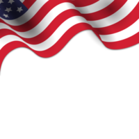 America Flag Corner Border png