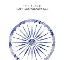 vector de tarjeta de diseño del día de la independencia india