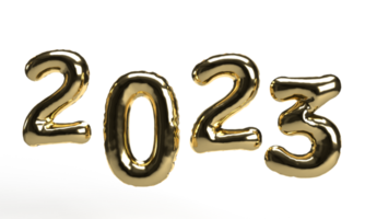 2023 number text font balloon helium golden yellow orange color start beginning happy new year hny merry christmas chinese new year cny 2022 fnish holiday vacation holiday vacation december january png