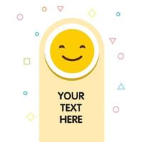 Emoji icon design vector