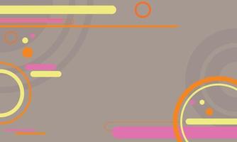 Rounded lines shape and circle lines background. Abstract background. vector