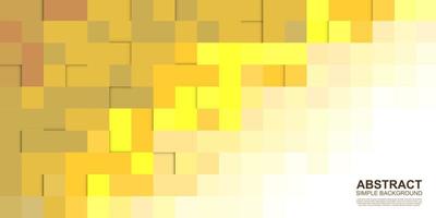 fondo mosaico amarillo. fondo de patrón abstracto. vector