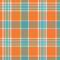 Tartan or plaid retro color pattern. vector