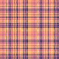 Tartan or plaid retro color pattern. vector
