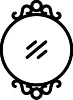 line icon for mirror vector