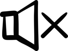 símbolo de icono de sonido de altavoz en el fondo blanco vector