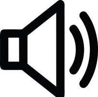 Speaker sound icon symbol on the white background vector