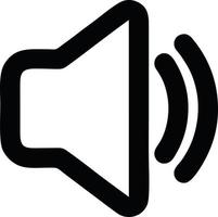 Speaker sound icon symbol on the white background vector