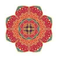 Mandala Line Template vector