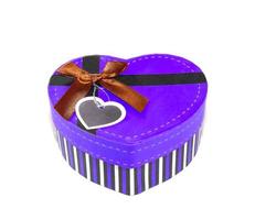 Violet Heart-shaped box photo