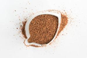 Ground Nutmeg in a Leaf Shape photo