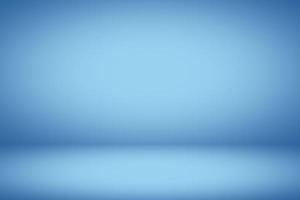 Tranquil Blue Luxury Gradient Background with Spotlight, Suitable for Product Presentation Backdrop, Display, and Mock up. photo