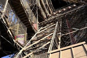 Stair to the Top of Eiffel Tower. photo