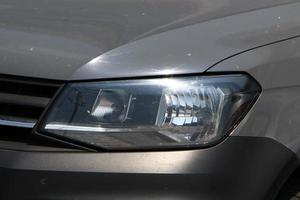 A small fragment of a car body. photo
