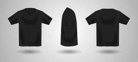 plantilla de maqueta de camiseta negra simple 13387730 Vector en Vecteezy