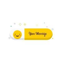 Smiley emoji icon design vector