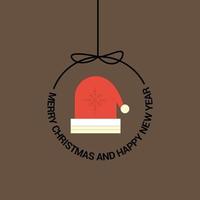 Merry Christmas Beautiful Card Background vector