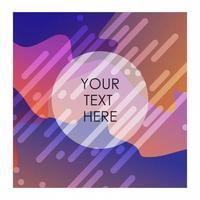 Colorful background with typography vector