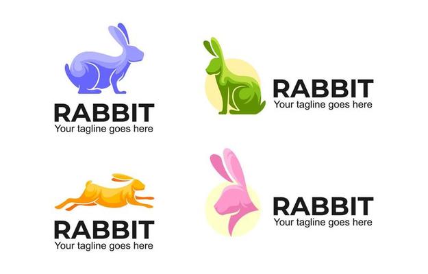Rabbit Logo Set
