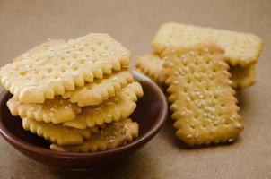 Butter Biscuit with Sesame for Breaking photo