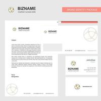 Network Business Letterhead Envelope and visiting Card Design vector template