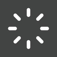 Network activity Glyph Inverted Icon vector