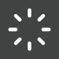 Network activity Glyph Inverted Icon vector