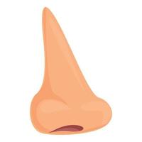 Side rhinoplasty icon cartoon vector. Nose surgery vector