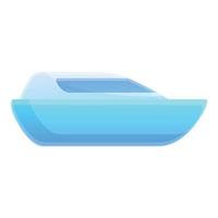 icono de juguete de baño de barco, estilo de dibujos animados vector