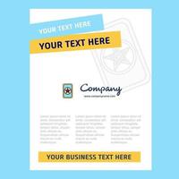 Card game Title Page Design for Company profile annual report presentations leaflet Brochure Vector Background