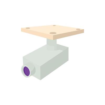 Traffic camera icon, cartoon style