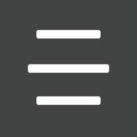 Center Align Glyph Inverted Icon vector