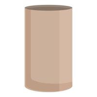 Waste vase icon, cartoon style vector