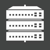 Network Switch Glyph Inverted Icon