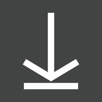 Download Glyph Inverted Icon vector