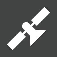 Satellite Glyph Inverted Icon vector