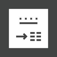 Internet Search Glyph Inverted Icon vector