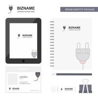 Plough Business Logo Tab App Diary PVC Employee Card and USB Brand Stationary Package Design Vector Template