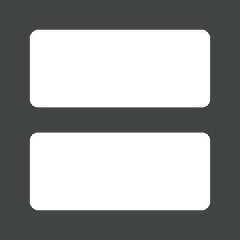 View Array Glyph Inverted Icon vector