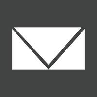 Message II Glyph Inverted Icon vector