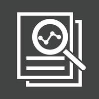Overview Glyph Inverted Icon vector