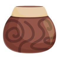 Argentinian old vase icon cartoon vector. Argentina travel vector