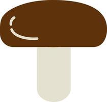 hand drawn style mushroom vegetable vector