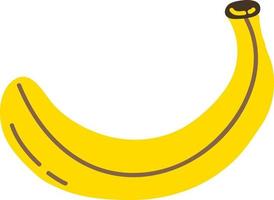 Hand drawn style fruit banana vector